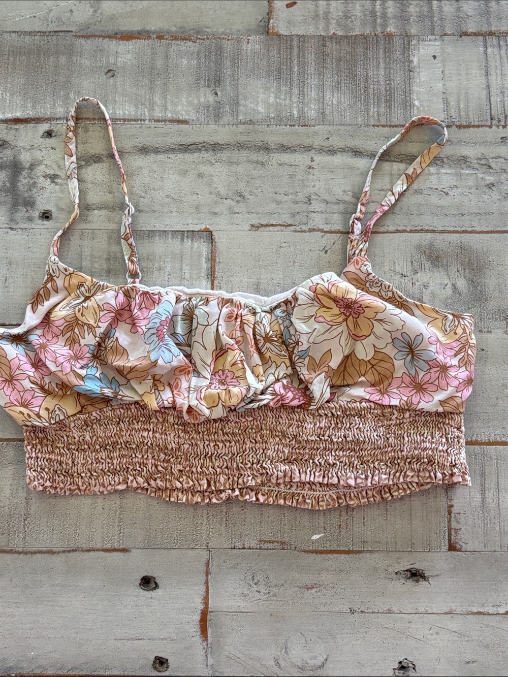 Voge Boutique Floral Cropped Tank Bralette